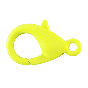 Farbiges Zubeh&ouml;r Karabinerverschluss Neon yellow