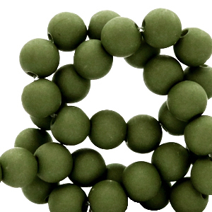 8 mm Acrylperlen Sacramento green