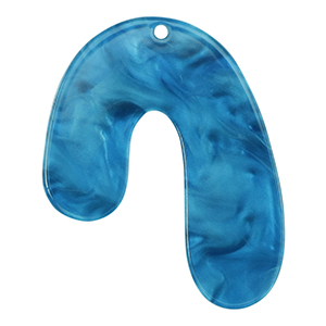 Resin Anh&auml;nger im Organicdesign Prussian blue