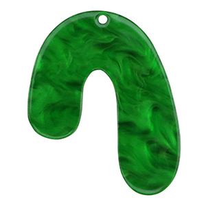 Resin Anh&auml;nger im Organicdesign Emerald green
