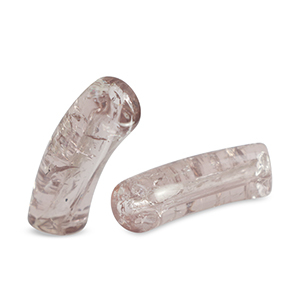 Tube Acrylperlen crackle Grey-beige