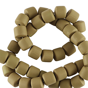 Polymer Perlen 6mm Ochre brown