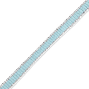Schmuckband Teal blue-silver