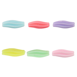 Acryl-Look-Perlen Welle Multicolour pastel