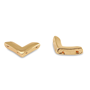 Tile beads Pfeil Gold