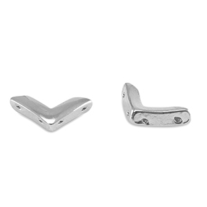 Tile beads Pfeil Silver