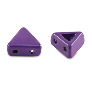 Tile beads Dreieck Grape purple