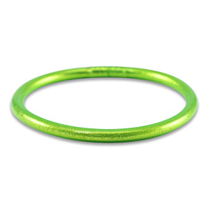 Armreifen im Temple-Look 5mm Gr&ouml;&szlig;e M Lime green