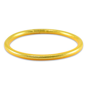 Armreifen im Temple-Look 5mm Gr&ouml;&szlig;e M Spectra yellow