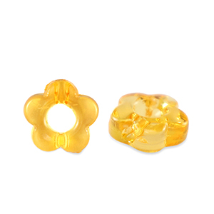 Acryl Perlen Blume Transparent spectra yellow