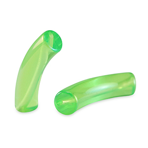 Tube Acrylperlen Peridot green-AB coating