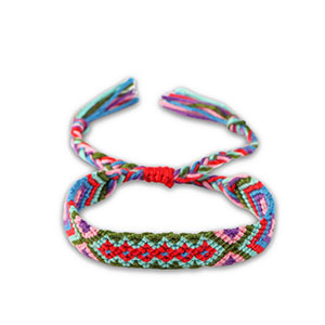 Fusskettchen Army green-pink
