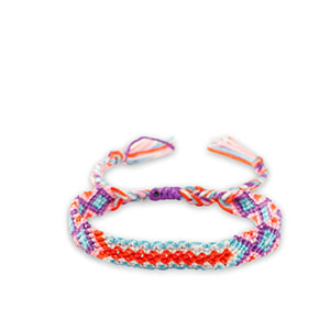 Fusskettchen Turquoise blue-purple