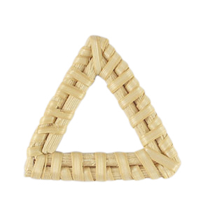 Rattan Anh&auml;nger Dreieck Natural beige