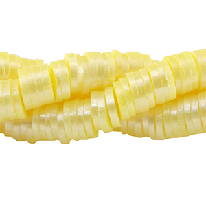 Katsuki Perlen 4mm Light yellow-pearl shine coating