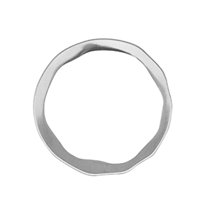 Stainless Steel - Rostfrei Stahl Anh&auml;nger 28mm Silver