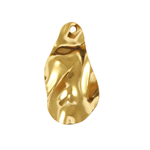 Stainless Steel - Rostfrei Stahl Anh&auml;nger Gold
