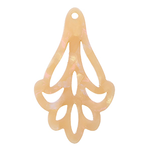 Resin Anh&auml;nger Peach blush opal