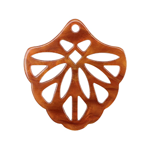 Resin Anh&auml;nger Topaz brown