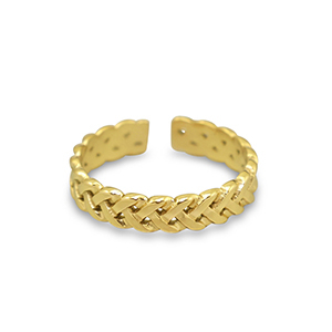 Ringe aus Stainless Steel - Rostfreiem Stahl Gold