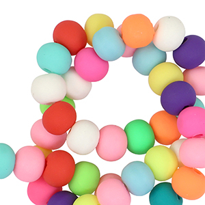Polymer Perlen 6mm Multicolour