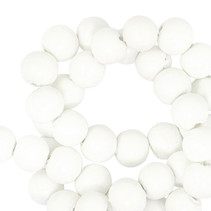 Polymer Perlen 6mm White
