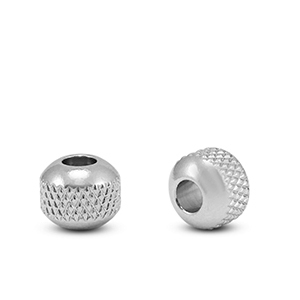 Stainless Steel - Rostfrei Stahl Perlen 8mm Silver