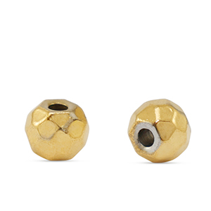 Stainless Steel - Rostfrei Stahl Perlen 6mm Gold