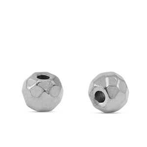 Stainless Steel - Rostfrei Stahl Perlen 6mm Silver
