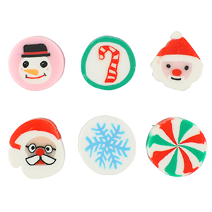 Polymer Perlen Weihnachten Multicolour