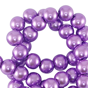 Glaswachsperlen 8mm Purple