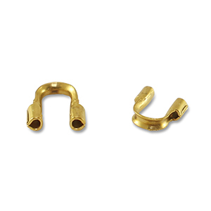 Stainless Steel - Rostfreiem Stahl Schmuckzubeh&ouml;r Drahtschutz Gold