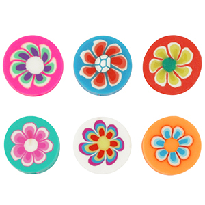 Polymer Perlen Blume Multicolour
