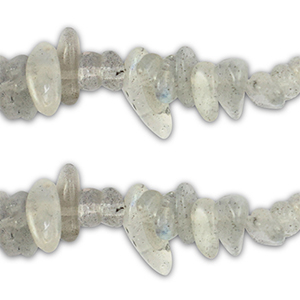 Chip Steine Perlen Transparent grey