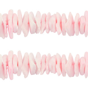 Muschel Perlen Chips Light pink