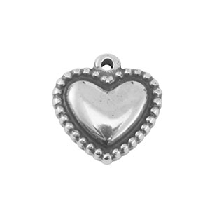 Stainless Steel - Rostfrei Stahl Anh&auml;nger Herz Silver
