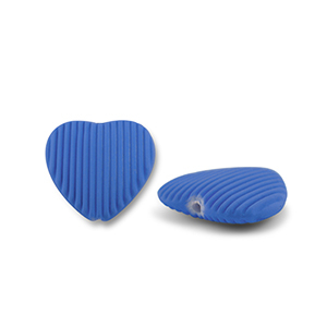 Acryl Perlen Herz Blue
