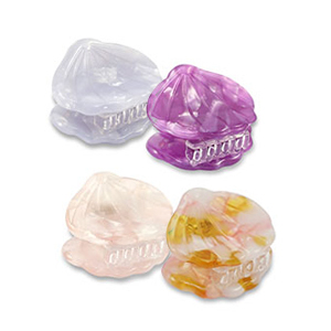 Mixed-haaraccessoires haarklemmen Muschel Purple-pink