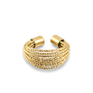 Ringe aus Stainless Steel - Rostfreiem Stahl Gold