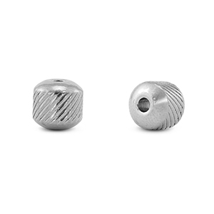 Stainless steel - Rostfrei Stahl Perlen 8mm Silver