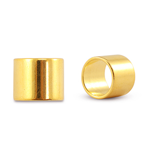 Metall Schieber DQ Tube Gold (Nickelfrei)