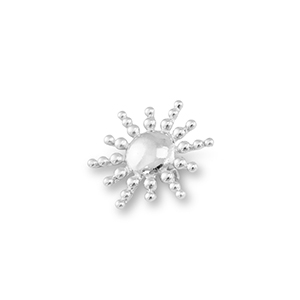 Broschen Sonne Silver