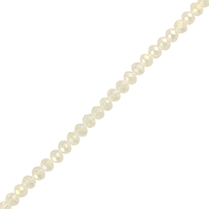 Top Glas Facett Perlen 8x6mm rondellen Transparent