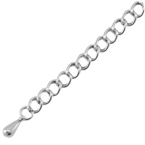 DQ Metall Verl&auml;ngerungskette Antik silber (Nickelfrei)