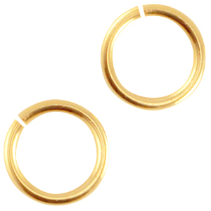 DQ Metall Bindering 5.5mm Gold (Nickelfrei)