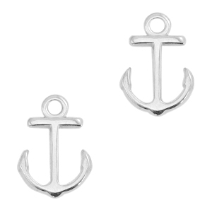 Metall Anh&auml;nger DQ Anker Antik silber (Nickelfrei)
