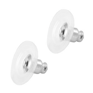 Metall Zubeh&ouml;r DQ Ohrstopper Ohrringe Antik silber (Nickelfrei)