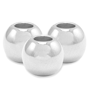 Metall Perlen DQ 3mm Antik silber (Nickelfrei)