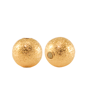 Metall Perlen DQ 6mm Gold (Nickelfrei)