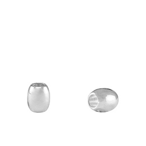 Metall Perlen DQ Rice Antik silber (Nickelfrei)